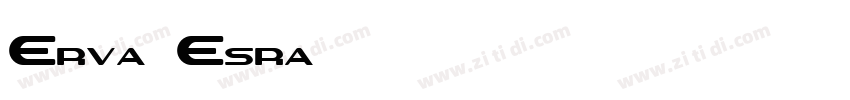 Erva Esra字体转换
